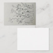 De Correspondance Carte vierge pour diverses occasions (Devant / Derrière)