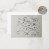 De Correspondance Carte vierge pour diverses occasions (Devant/Arrière en situation)