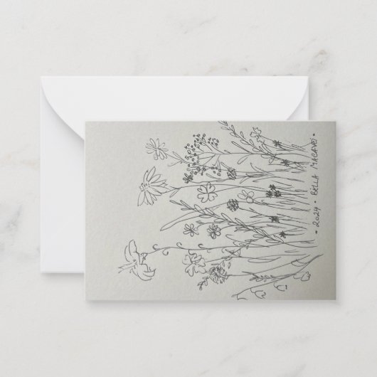 De Correspondance Carte vierge pour diverses occasions (Devant)