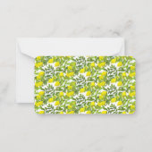 De Correspondance Citrons dans le jardin Carte à note plate (Dos)