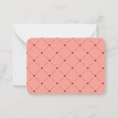 De Correspondance Classe Saint-Valentin pour la carte Monster (Dos)