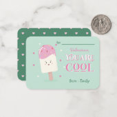 De Correspondance Classe Valentine's Day Cool Carte populaire (Devant/Arrière en situation)