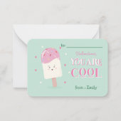 De Correspondance Classe Valentine's Day Cool Carte populaire (Devant)