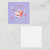 De Correspondance Comme vous une carte carrée perforatrice (Devant / Derrière)