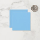 De Correspondance Couleur bleu foncé, carte plat (Devant/Arrière en situation)