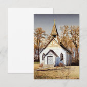 De Correspondance Country Church - Carte à billets plats (Devant / Derrière)