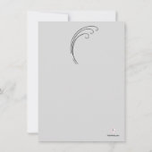 De Correspondance Croix et foune - Bereavement Merci Carte pour note (Dos)