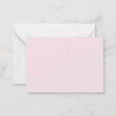 De Correspondance Deux chats sur la clôture carte valentine (Dos)