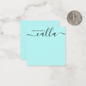 De Correspondance Du bureau simple Carte pour notes élégant (Devant/Arrière en situation)