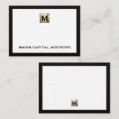 De Correspondance Élégant Carte pour notes Merci pour professionnels (Devant / Derrière)