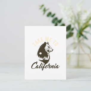 De Correspondance Emmenez-moi sur la carte California Note