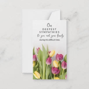 De Correspondance En mémoire Sympathy Memorial Angel carte fleuriste