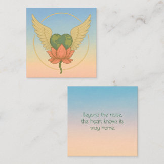 De Correspondance Encouragement : Le coeur connaît la carte à note p