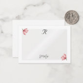 De Correspondance excellente classe argent rose facile note carte (Devant/Arrière en situation)
