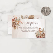 De Correspondance fait avec la recette d'amour carte insert (Devant/Arrière en situation)