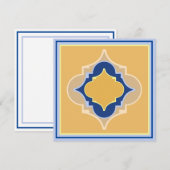 De Correspondance Formes marocaines Carte Flat Note (Devant / Derrière)