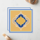 De Correspondance Formes marocaines Carte Flat Note (Devant/Arrière en situation)