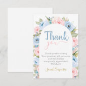 De Correspondance Genre Révéler Arc Floral Merci Carte Note (Devant / Derrière)