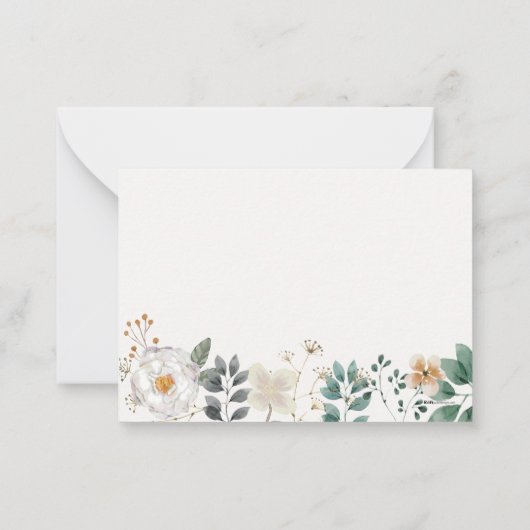 De Correspondance Georgina Mini Carte pour notes (Dos)