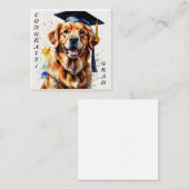 De Correspondance Golden Retriever Carte pour notes (Devant / Derrière)