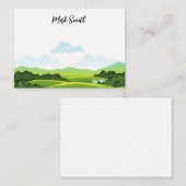 De Correspondance Golf avec nom pour carte golfer Note (Devant / Derrière)