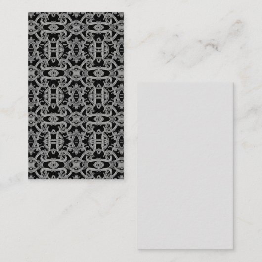 De Correspondance GOTHIC 3,5x2 Carte à plat / Verticale (Devant / Derrière)