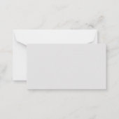 De Correspondance GOTHIC 3.5x2 Carte Plate / Horizontal (Dos)