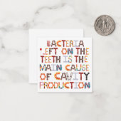 De Correspondance Halloween rend les cavités amusantes carte (Devant/Arrière en situation)