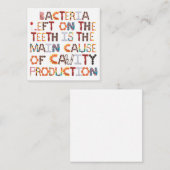 De Correspondance Halloween rend les cavités amusantes carte (Devant / Derrière)