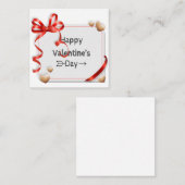 De Correspondance Heureuse Sainte-Valentin. Carte (Devant / Derrière)