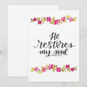 De Correspondance Il rétablit ma carte âme (Devant / Derrière)