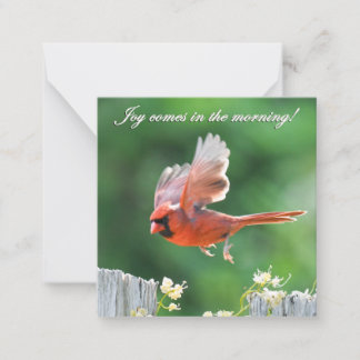 De Correspondance Joy arrive dans le Carte pour notes du matin