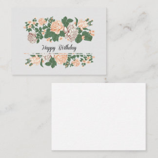 De Correspondance Joyeux Anniversaire - Jolie carte florale Annivers