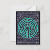De Correspondance LABYRINTH III 3,5x2,5 Carte à note plate (Devant)