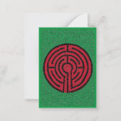 De Correspondance LABYRINTH IX 3.5x2.5 Carte à note plate (Devant)