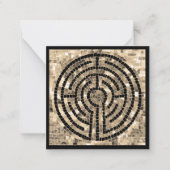 De Correspondance LABYRINTH V 2.5x2.5 Carte à plat noir (Devant)