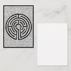 De Correspondance LABYRINTH VII 3,5x2,5 Carte à note plate II