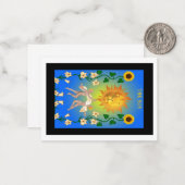 De Correspondance Le Soleil - Carte pour notes (Devant/Arrière en situation)