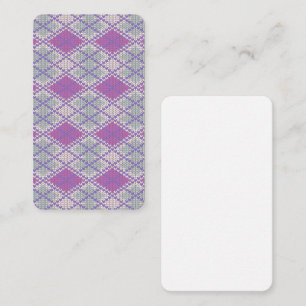 De Correspondance LILAC JACQUARD KNIT 3.5x2 Carte à note plate / Ver