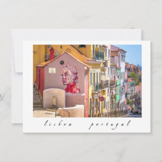 De Correspondance Lisbonne, Portugal, carte à billets plats