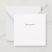 De Correspondance Little Bumble Bee Mini Merci Carte Note (Dos)