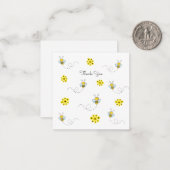 De Correspondance Little Bumble Bee Mini Merci Carte Note (Devant/Arrière en situation)