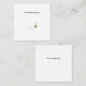 De Correspondance Little Bumble Bee Mini Merci Carte Note (Devant / Derrière)