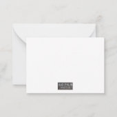 De Correspondance Mac puissant - Pont Mackinac - carte pour notes or (Dos)