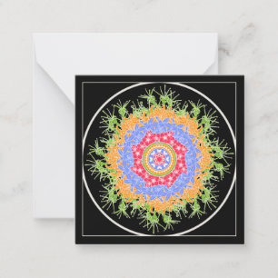 De Correspondance Mah Jongg Fleurs Petite carte