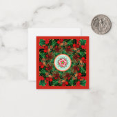 De Correspondance Mah Jongg Holly Petite carte (Devant/Arrière en situation)