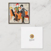 De Correspondance Mah Jongg Jeu petite carte plate (Devant / Derrière)