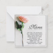 De Correspondance Maman - Tout simplement irremplaçable | Carte clas (Devant)