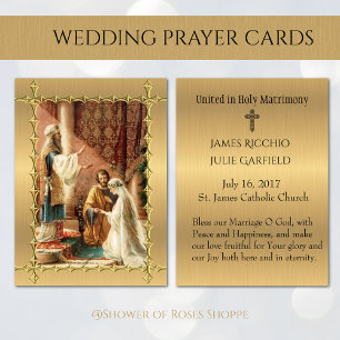 De Correspondance Mariage catholique Favoriser la mariée Carte Saint