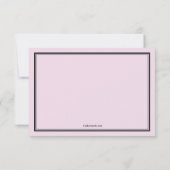 De Correspondance MD Graduation Merci rose Carte pour notes (Dos)